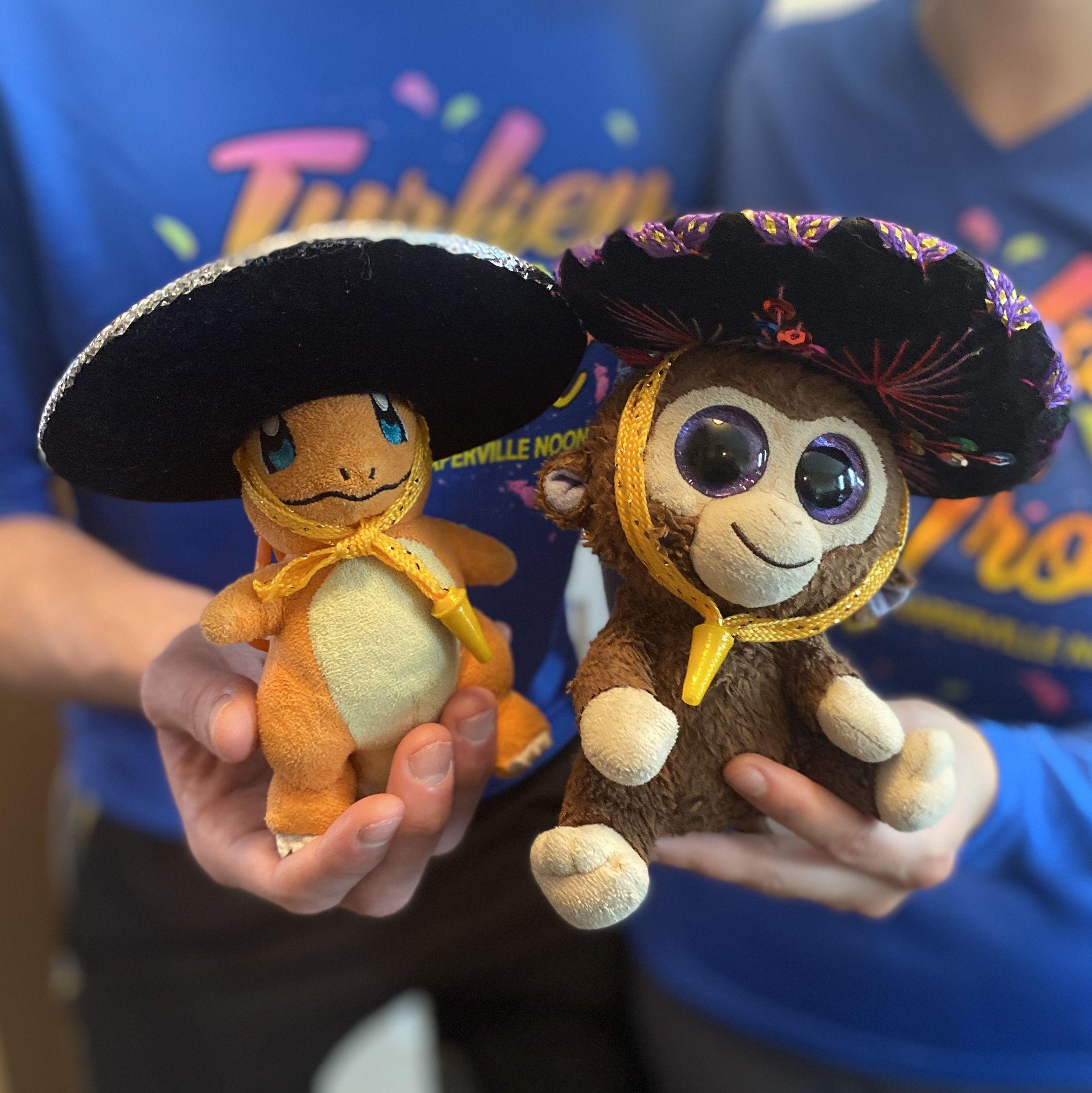 Meet Monkey Girl and Charmander. They are David and Marisa's babies. Well traveled and impeccably dressed, they love their parents, going to zoos, and eating lots of sugar.