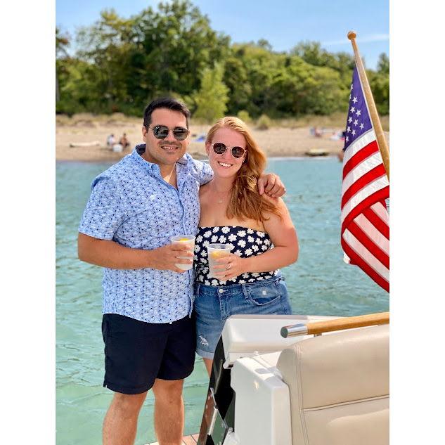 Ricky's first Erie boat day!
