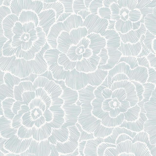 NuWallpaper NUS4048 Saraya Peel & Stick Wallpaper, Blue