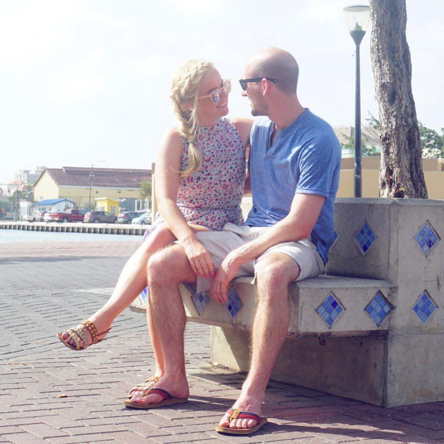 Caribbean cruising in Willemstad, Curacao. April 2017