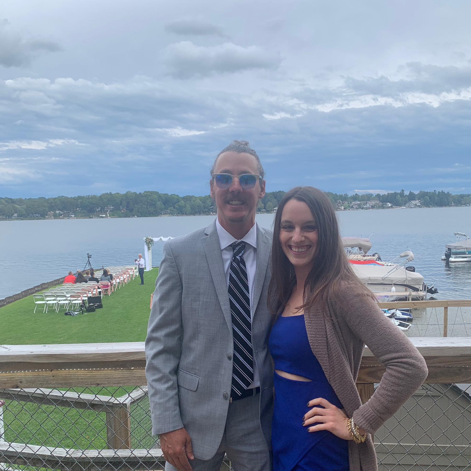 Celebrating another wedding with friends!