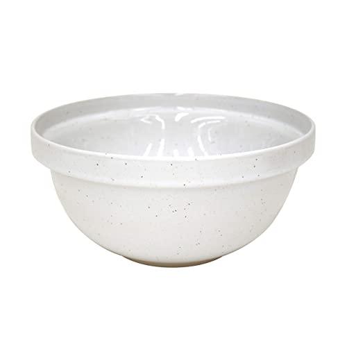 Casafina Fattoria Collection Stoneware Ceramic Large Mixing Bowl 12.25"/211 oz, White