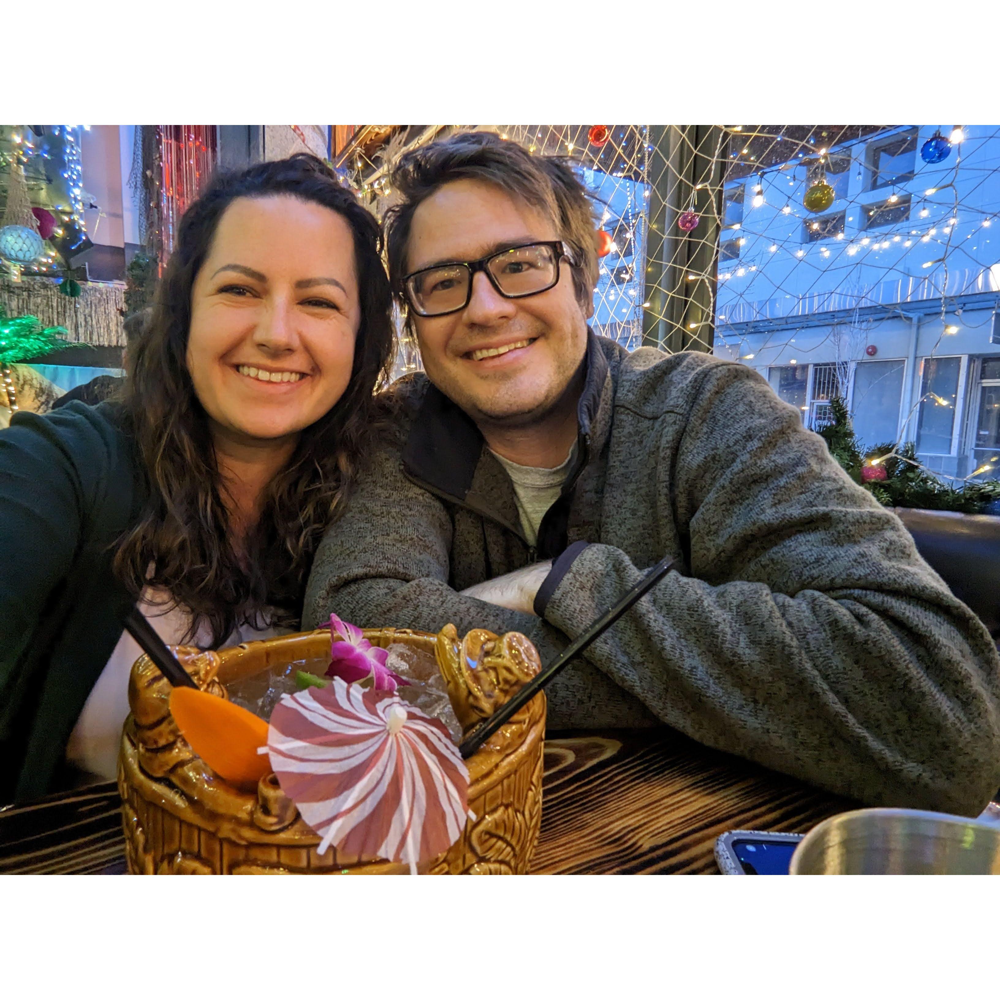 We love holiday Tiki Bars!