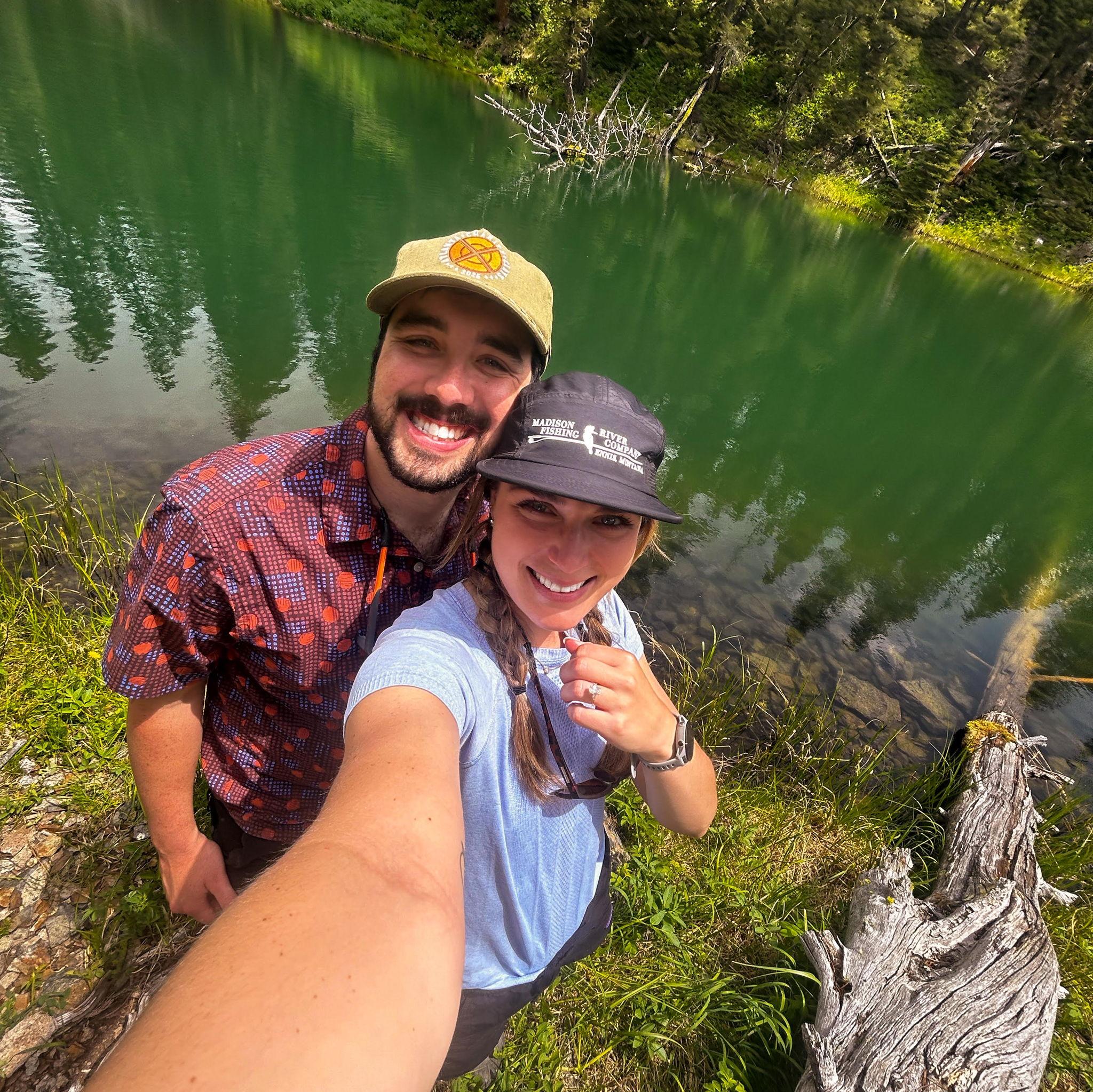 Getting engaged in Ennis, MT!
