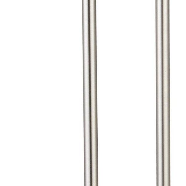AmazonBasics Free Standing Toilet Paper Stand with Reserve - Nickel