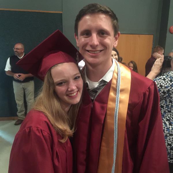 This night was such a rush!! After 4 years of hard work, we both graduated! This was a special time, since we got to graduate together.