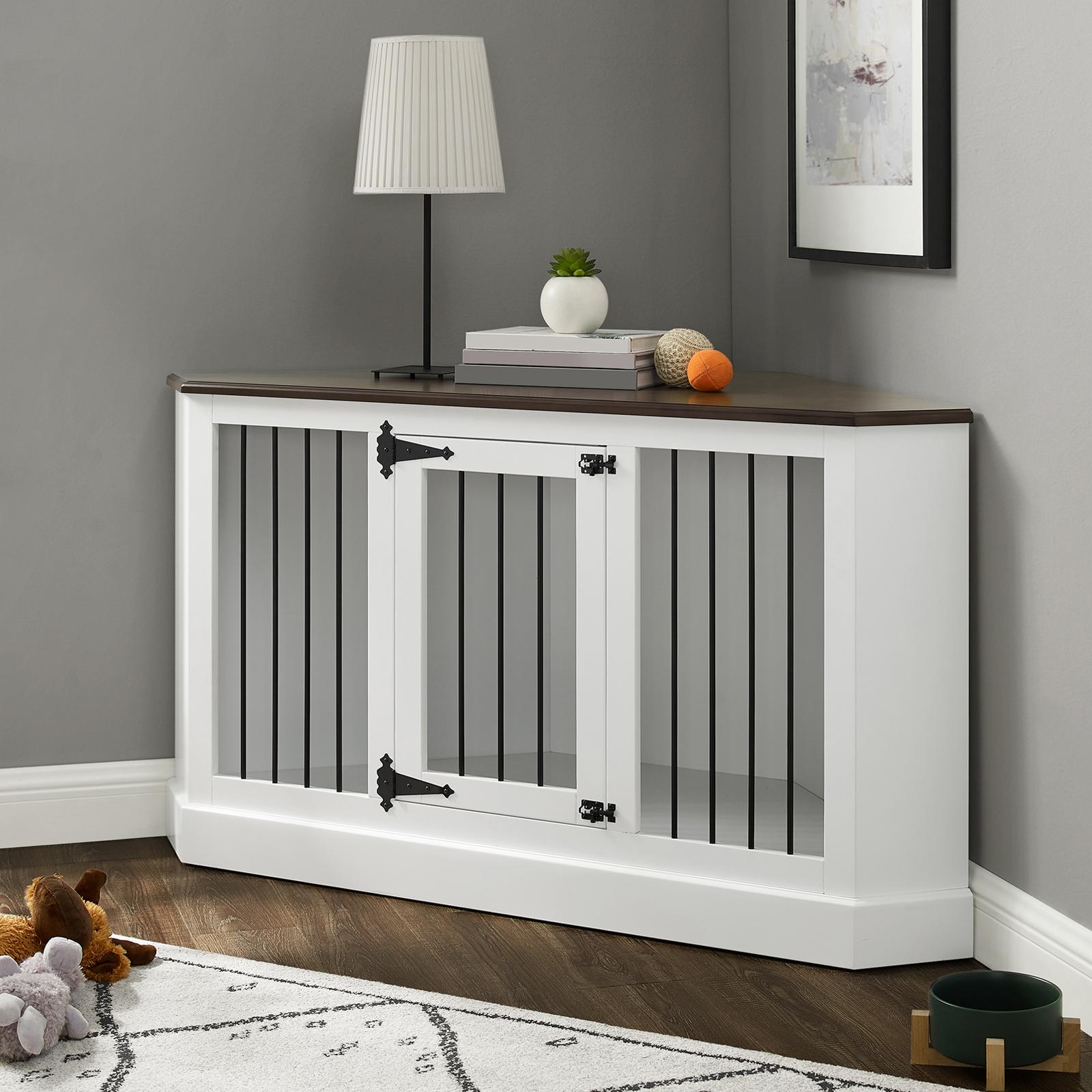 Crosley Furniture, Winslow Corner Credenza Dog Crate | Zola