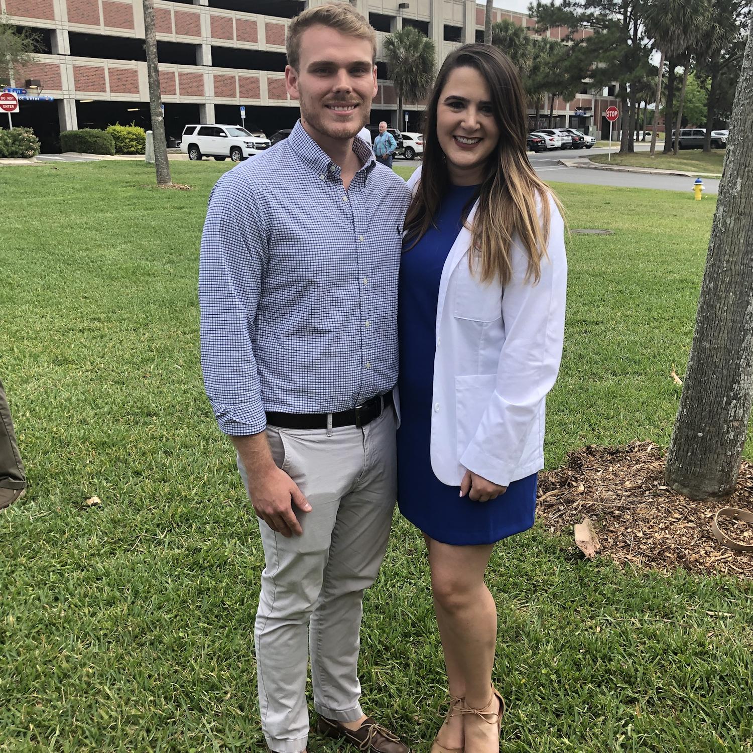Shannon’s white coat ceremony!