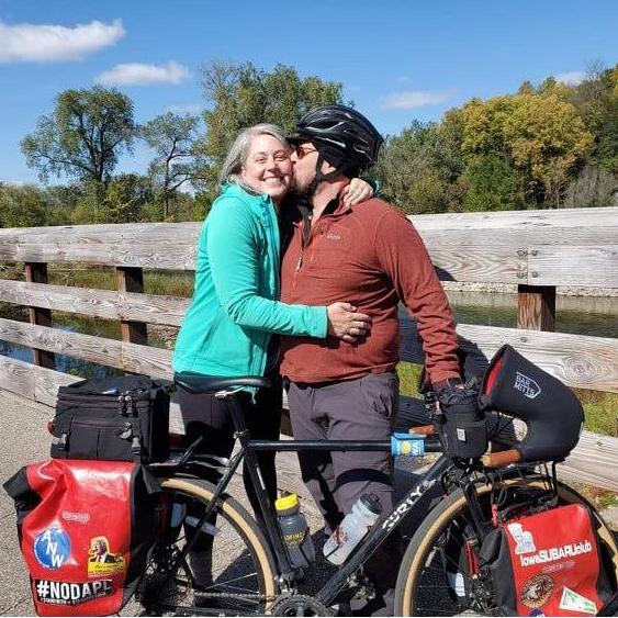 Biking has been a big part of our relationship, and a chance for us to push ourselves individually as well as together.