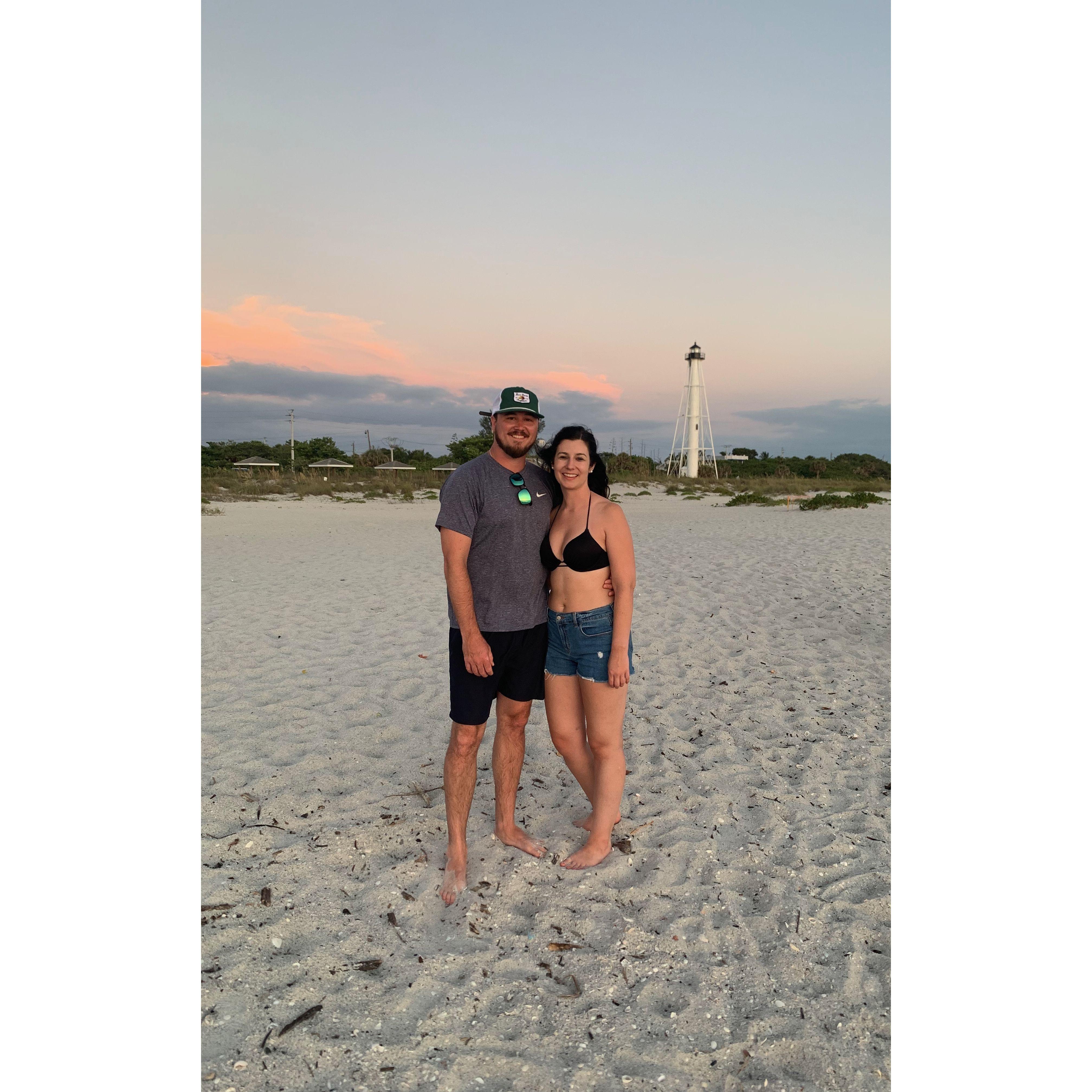 Beach trip with Mark's family 2021