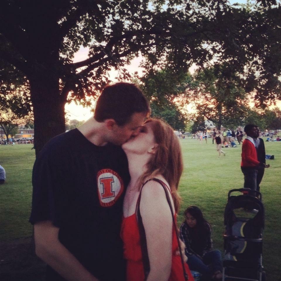 About 1 week into our relationship. 4th of July 2013.