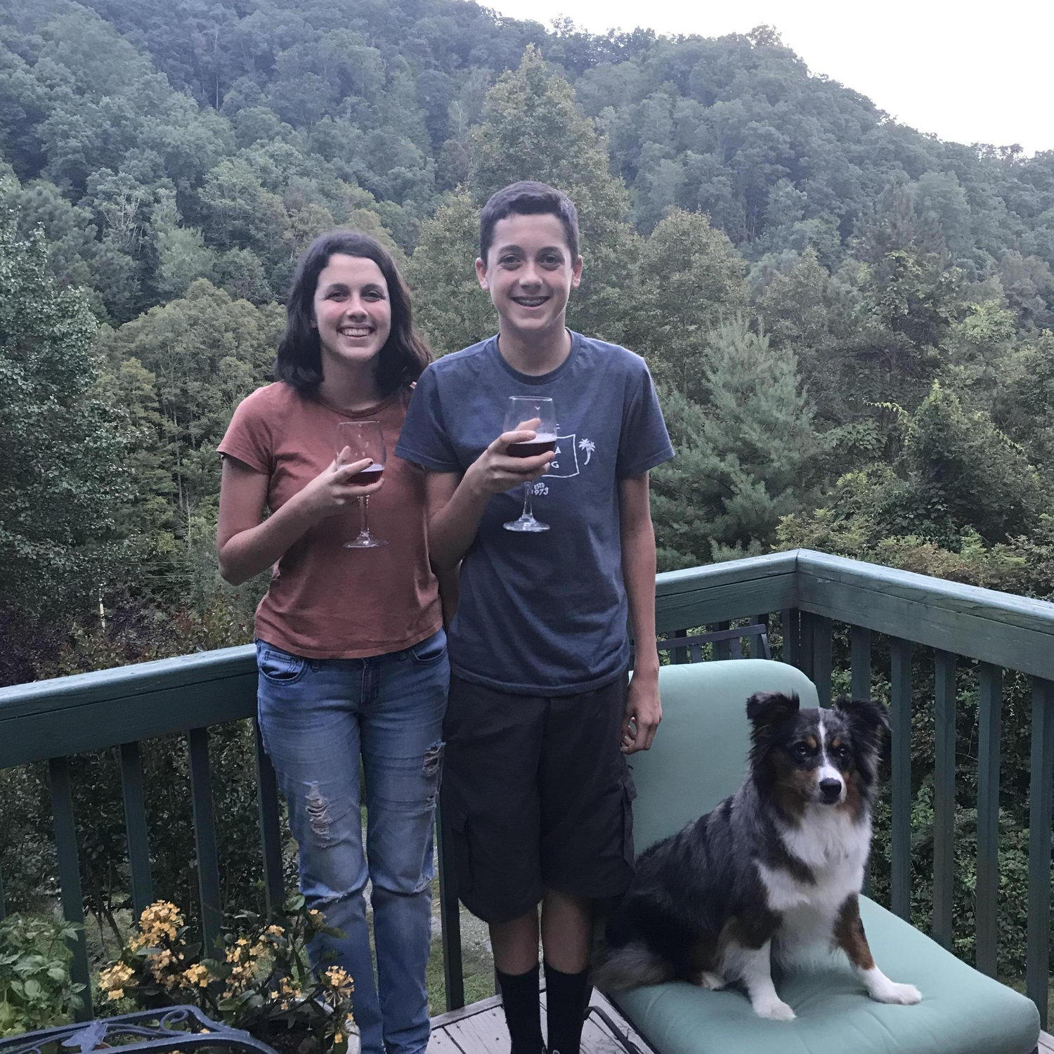 4th of July 2019 at the Corp cabin....its grape juice :)