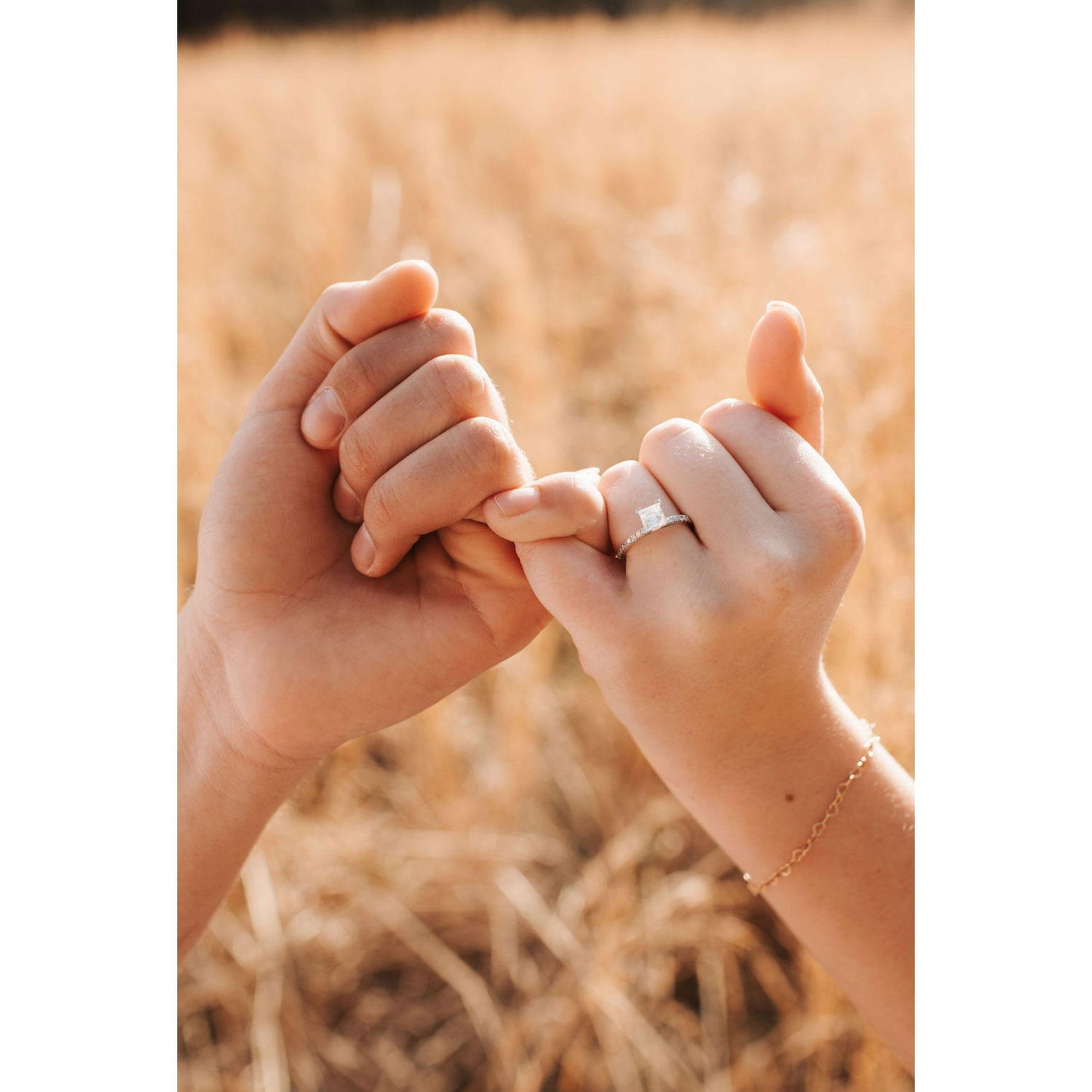 We requested this photo as we always do our pinky promises on the sweet important things