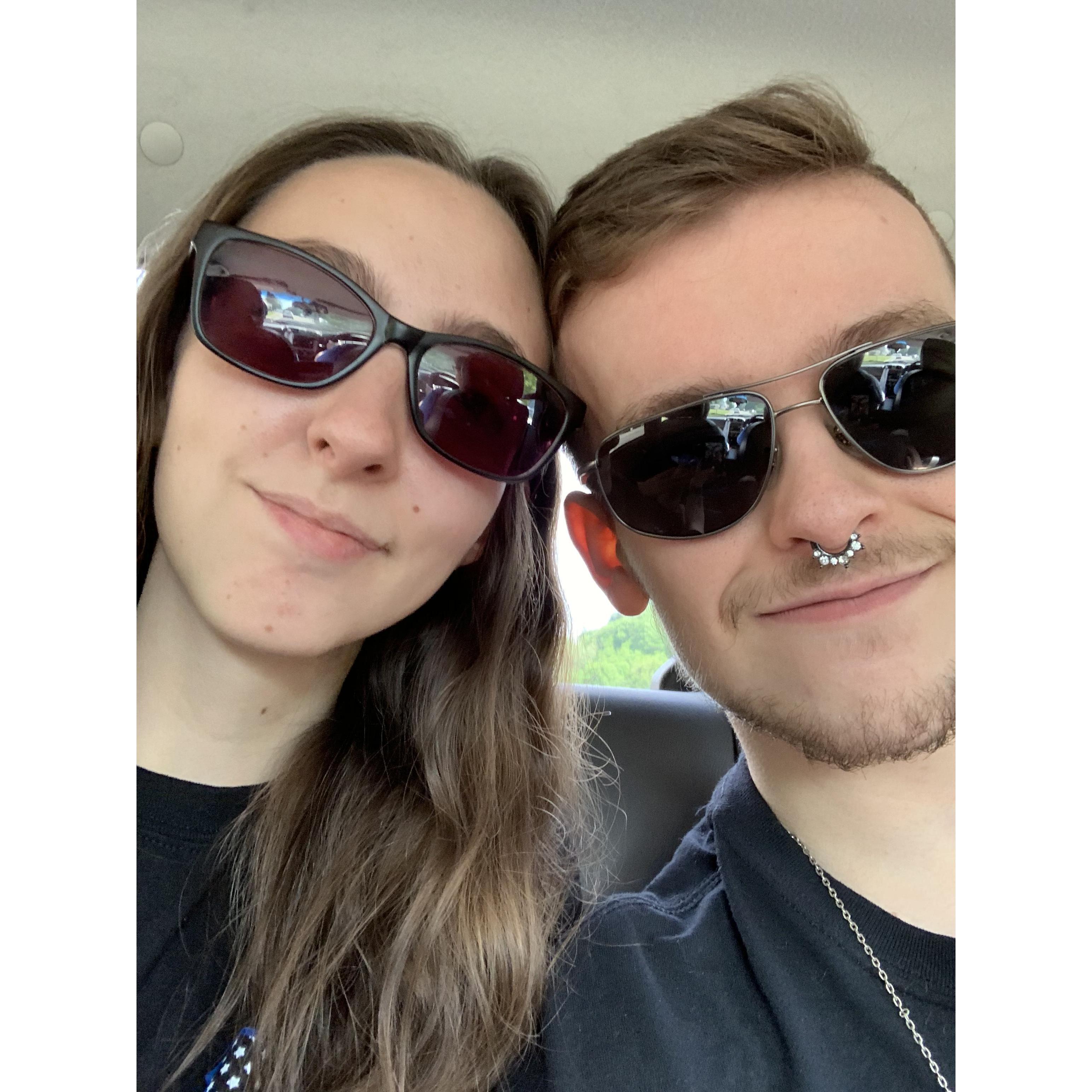 Our first picture together