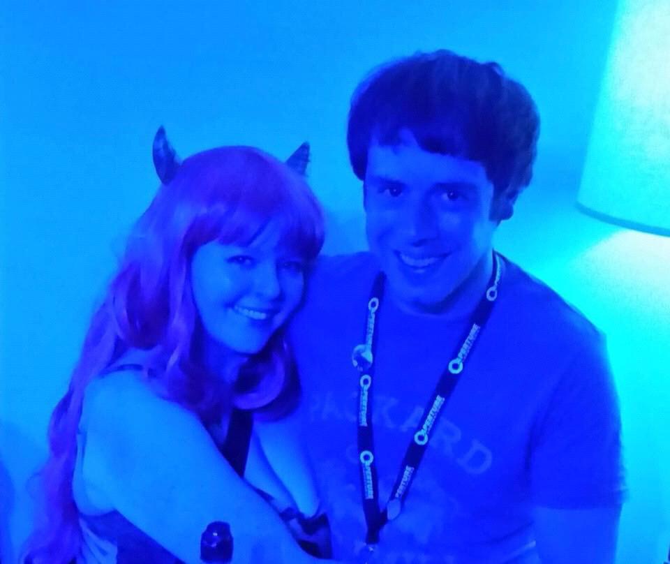 Brandon doesn’t remember this photo from John’s DragonCon room. I kinda do?