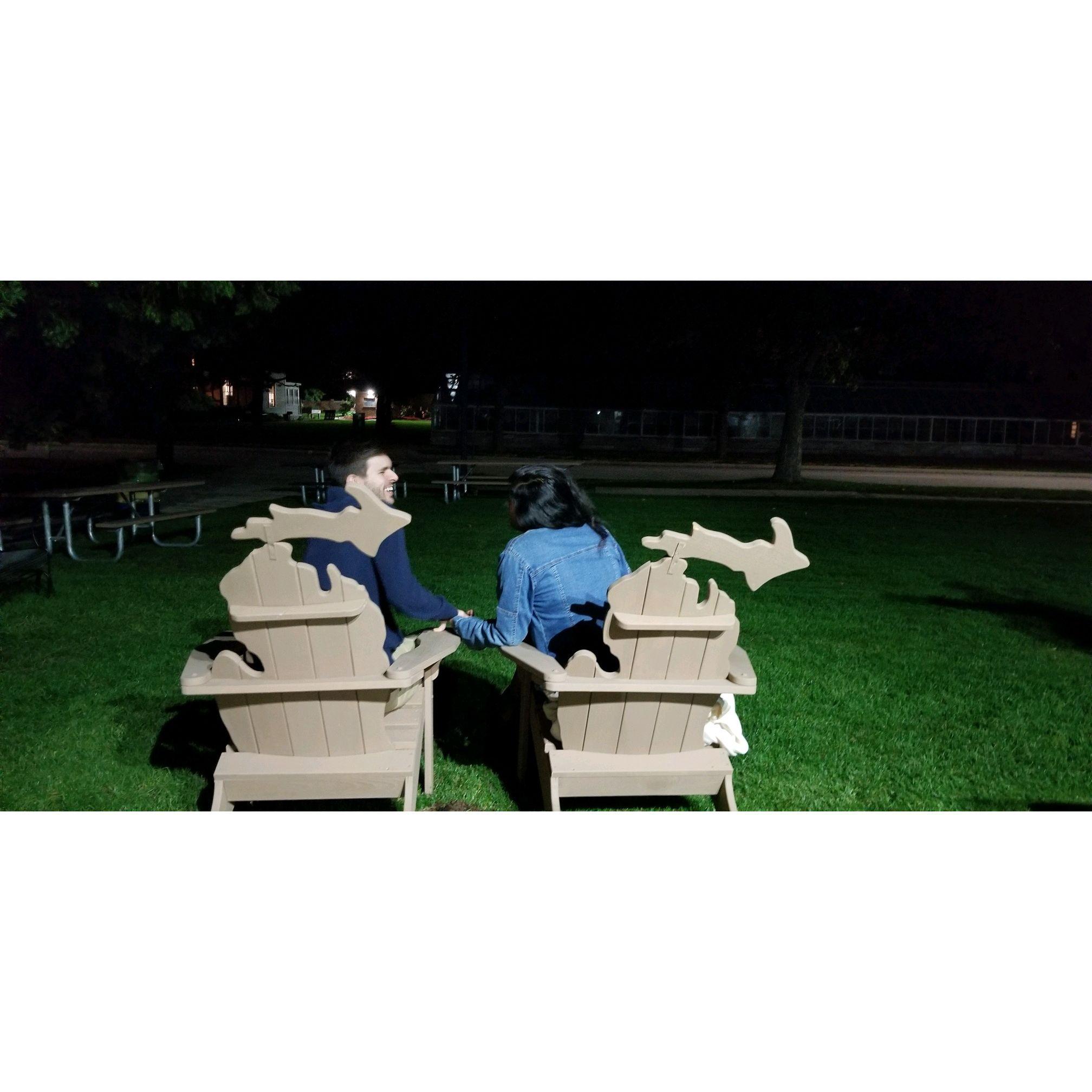 Late night college shenanigans, Oct. 2018