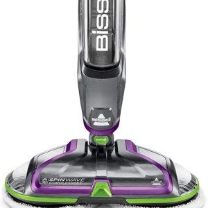 BISSELL® Spinwave Cordless Pet Hard Floor Spin Mop Cleaner 18V with washable mop pads for sealed hard floors, 23157