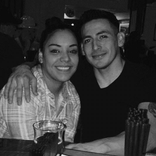Our first picture together (2015)