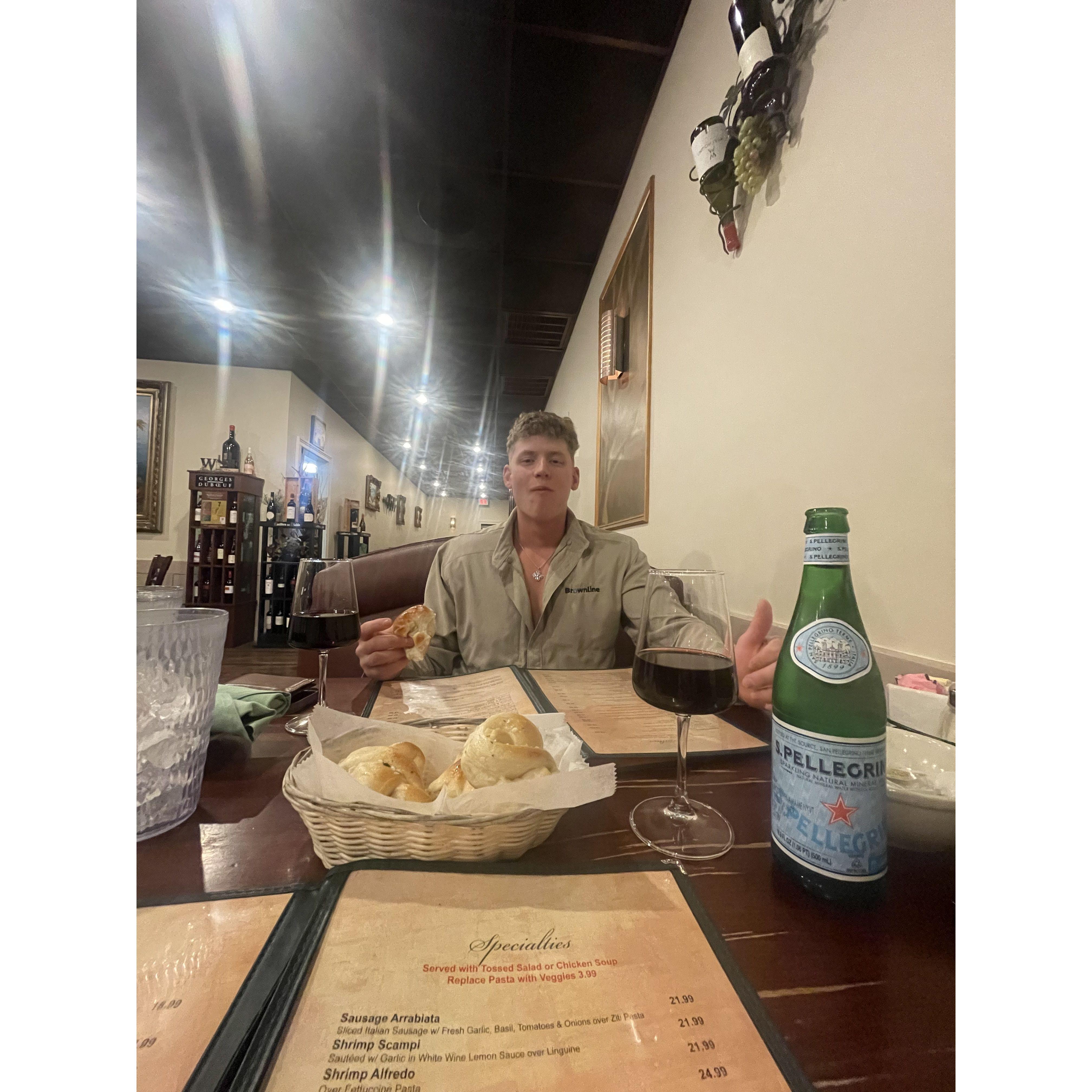 The first time we saw each other in 2 years.