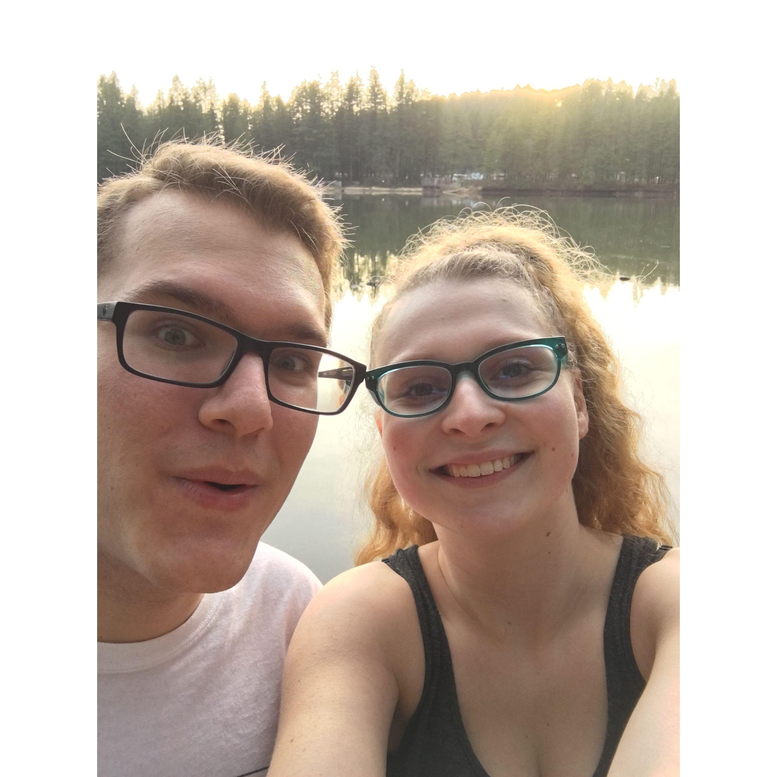 February 7th, 2018: On a walk at Lacamas Lake, WA