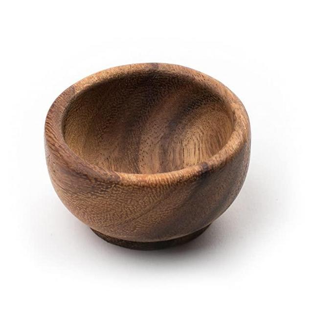 Ironwood Gourmet Acacia Condiment Cup, 2.75 x 2.75 x 1.5 inches, Brown