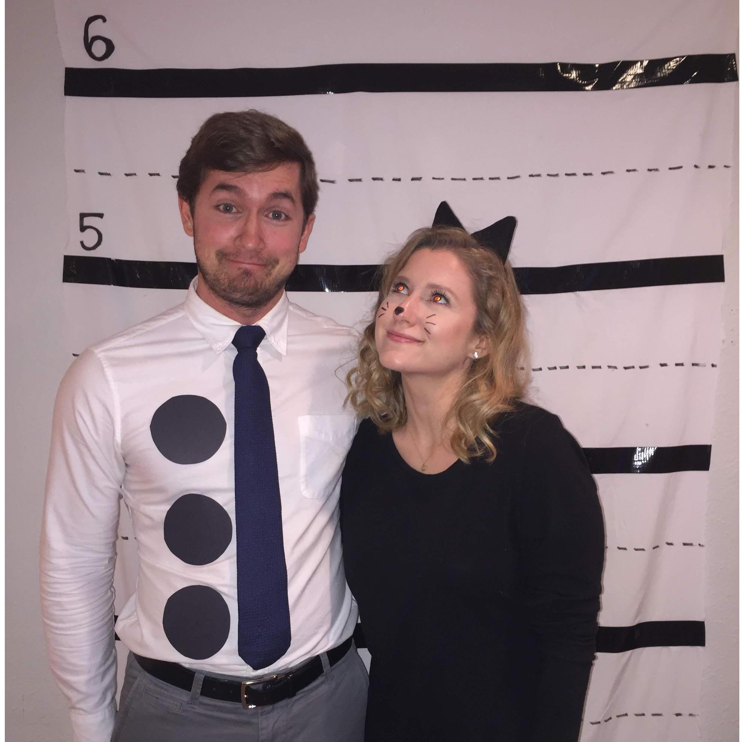 Halloween 2018 - Bobby and Amanda take on 3-Hole-Punch Jim and Cat Pam