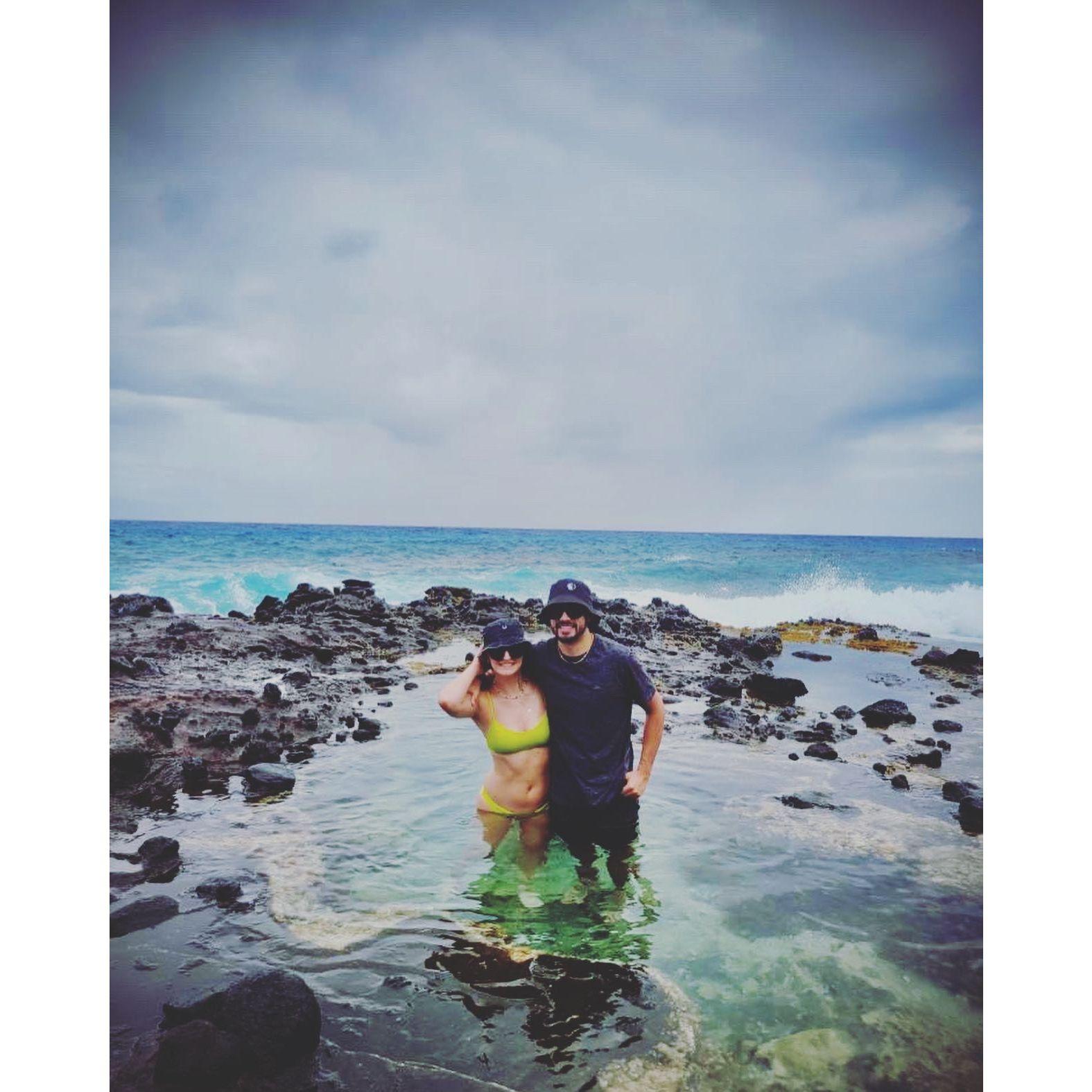 Just before he proposed! Oahu, Hawaii. September, 2022.