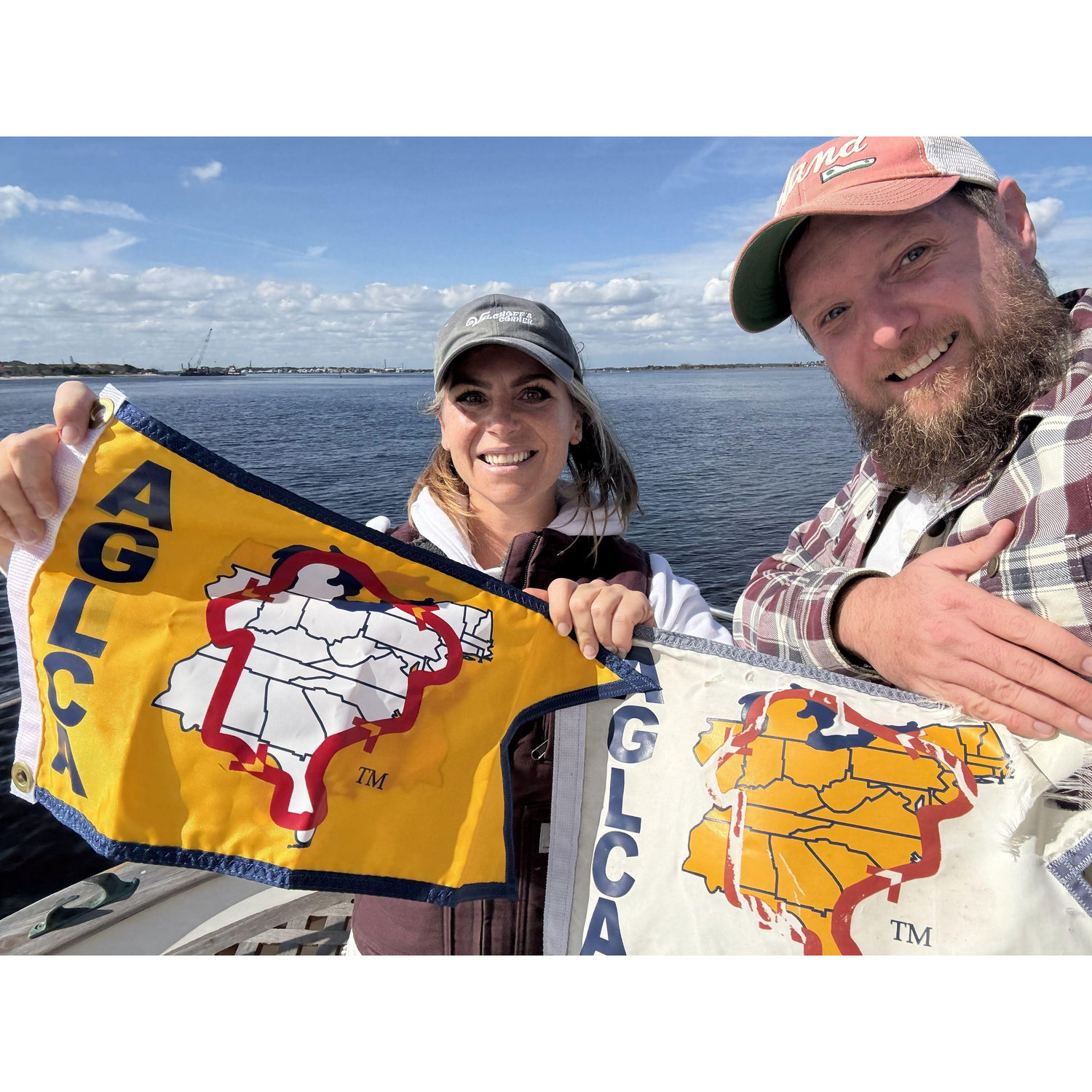 After ten months of cruising North American waterways on the Great Loop, we switched our white burgee for a gold one in Jacksonville, Floria.