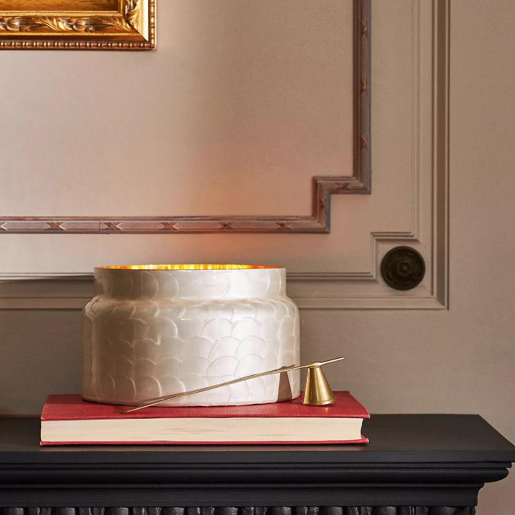 Capri Blue Volcano Capiz Jar Candle​