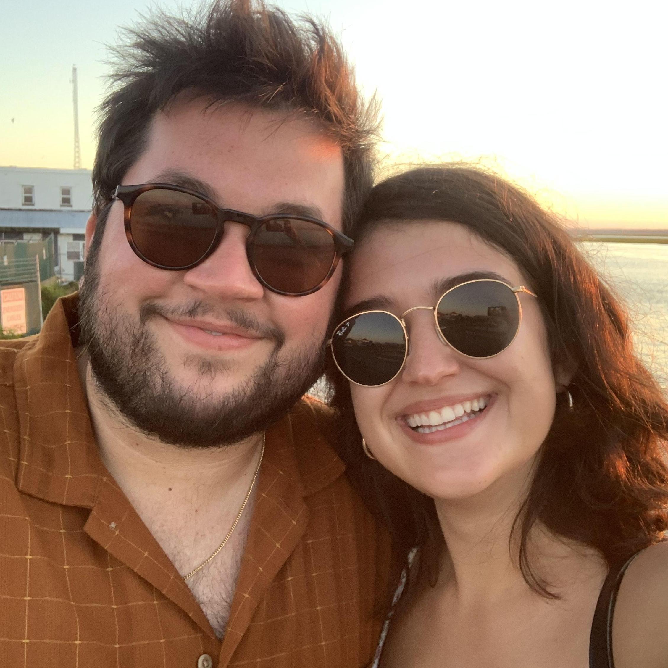 One of our first vacations together at Assateague Island. No horses pictured :/