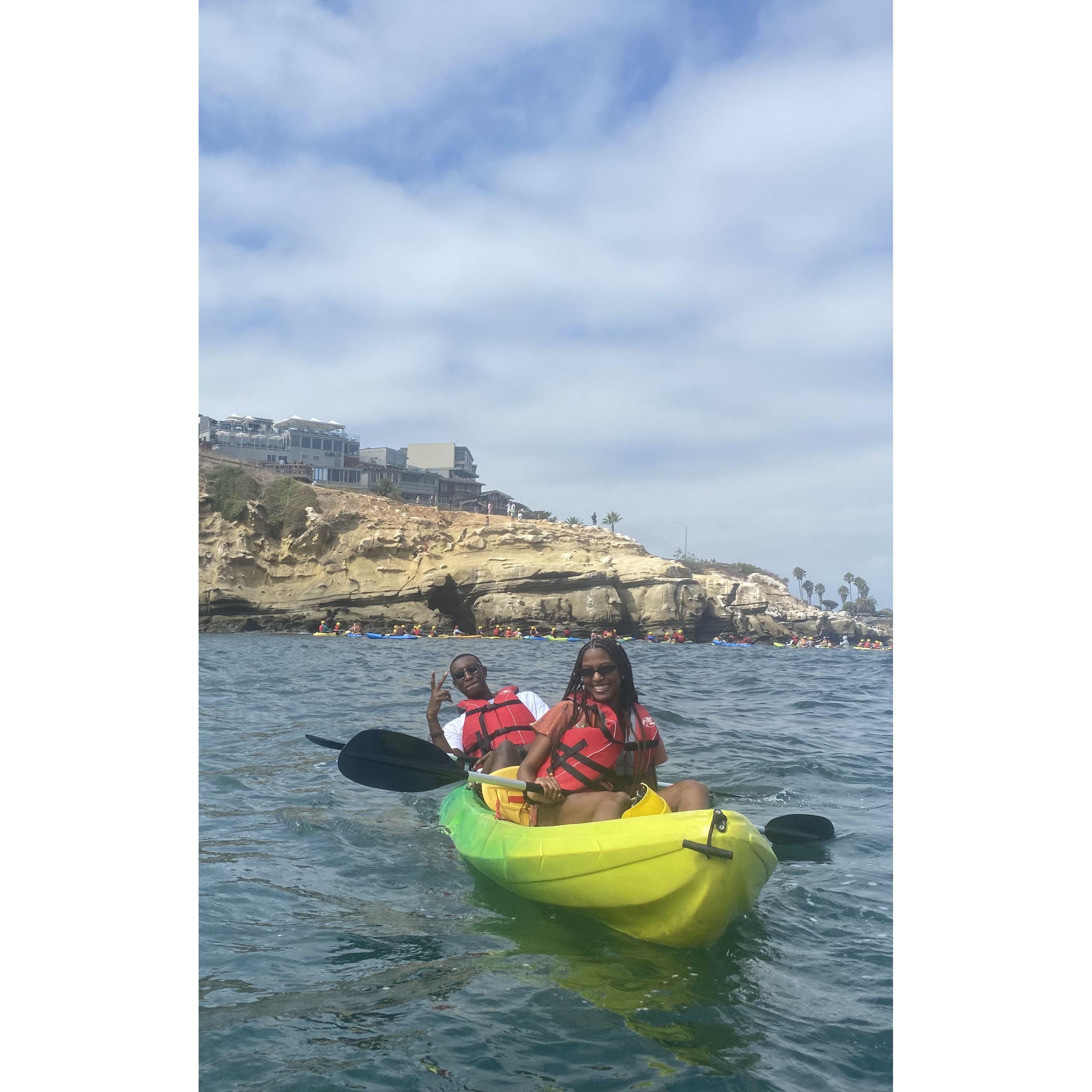 San Diego before the seasickness kicked in