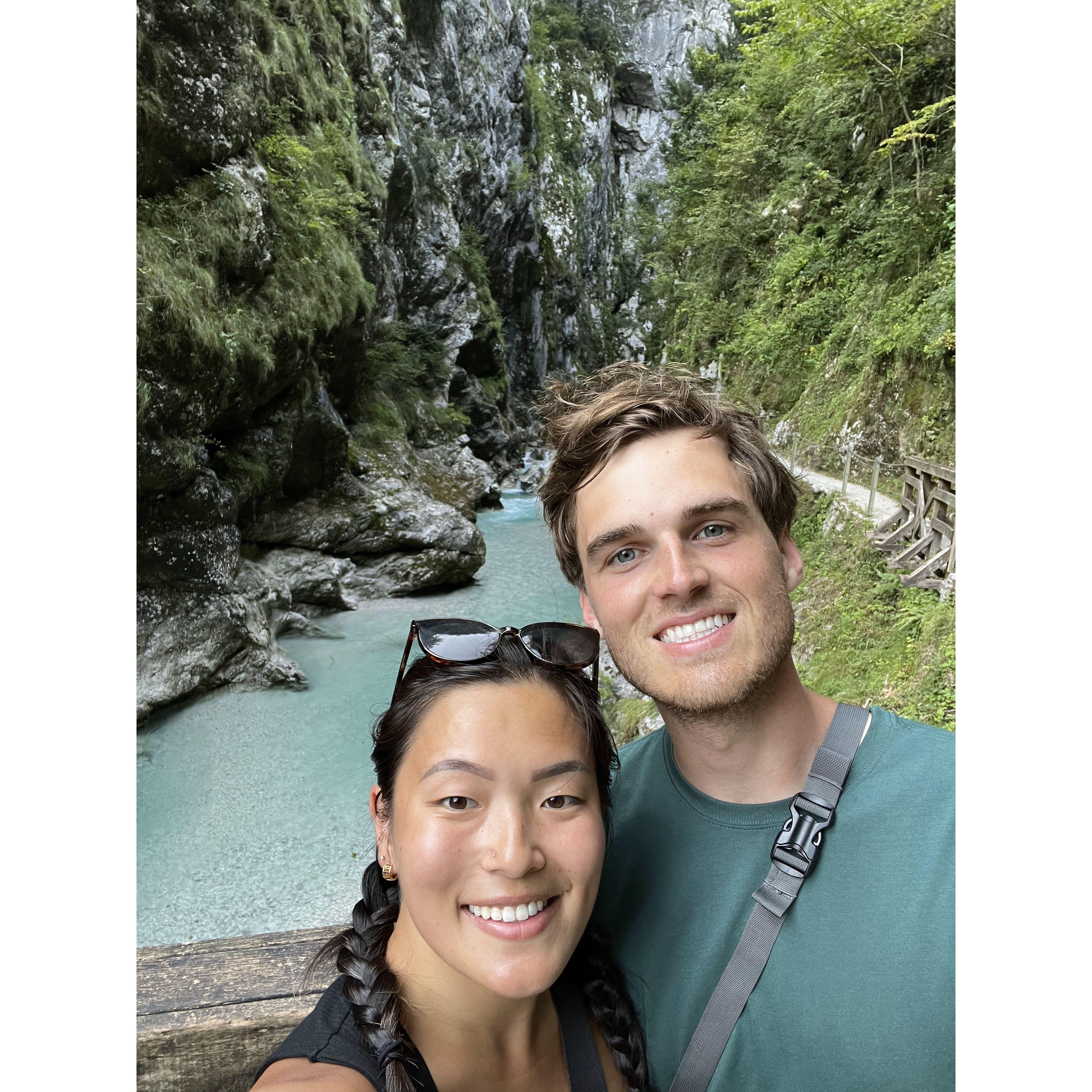 Tolmin Gorge in Slovenia