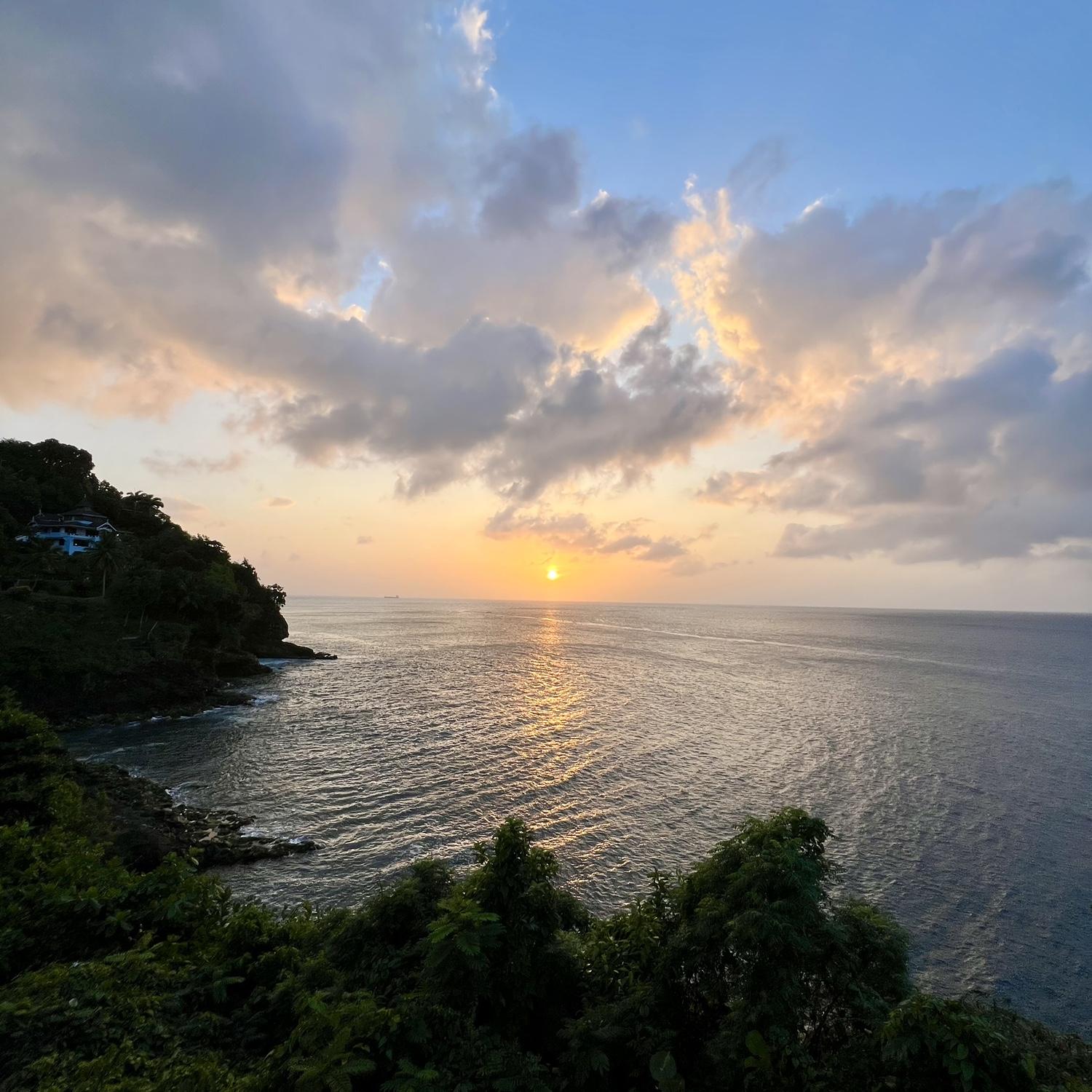 Sunset views at our resort