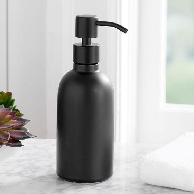 Matte Black Ceramic Lotion Pump