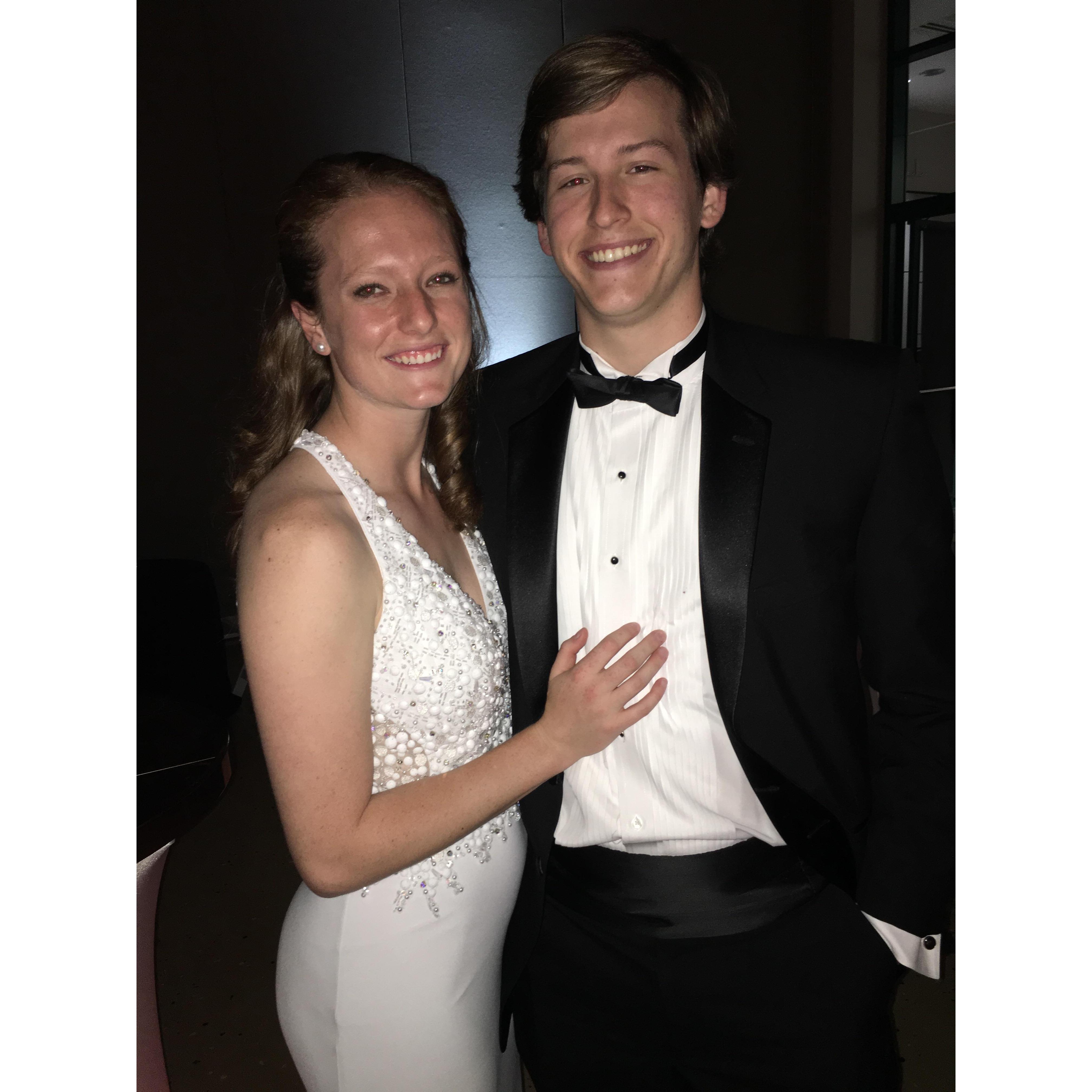 Southern Miss's Annual Gala after Caroline's year as SGA President