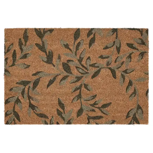 SPARKÄRDoor mat, indoor, green leaves1 ' 4 "x2 ' 0 "