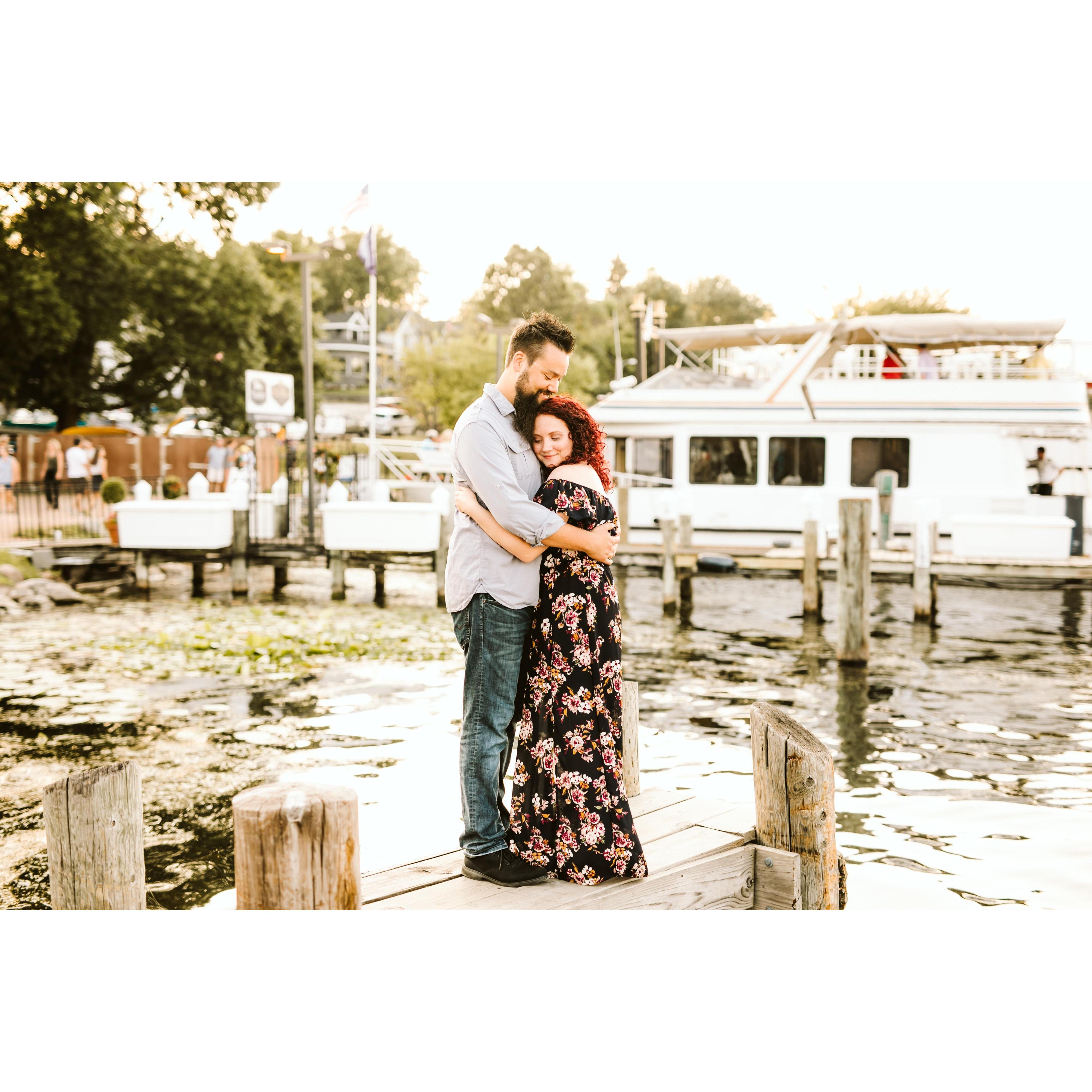 Engagement photos taken by Tessa June Photography