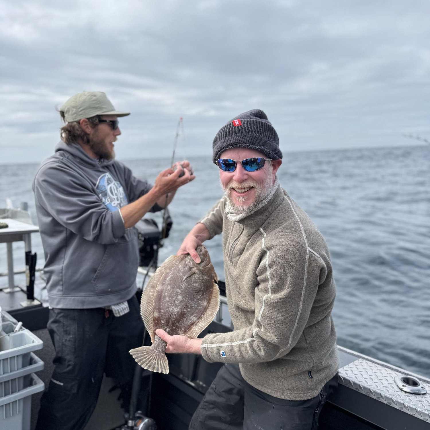 Catch that flounder babe!