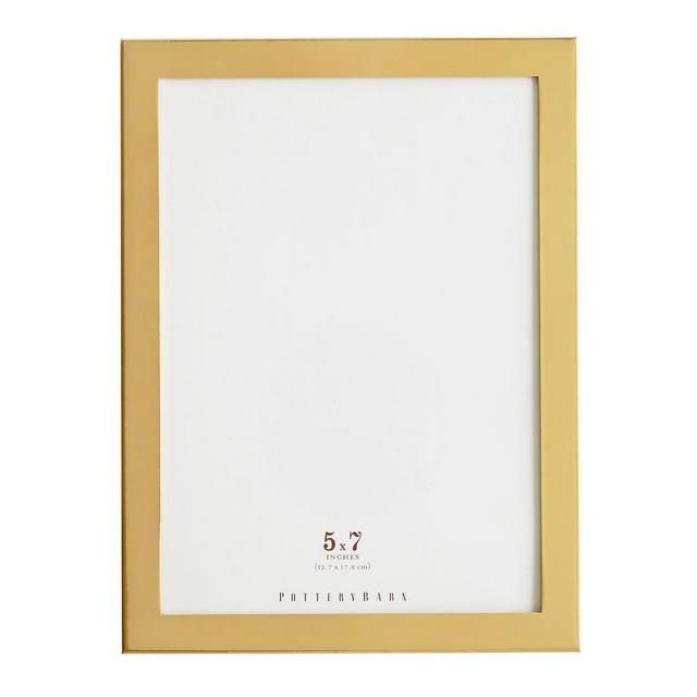 Personalized Modern Brass Frame, 5x7