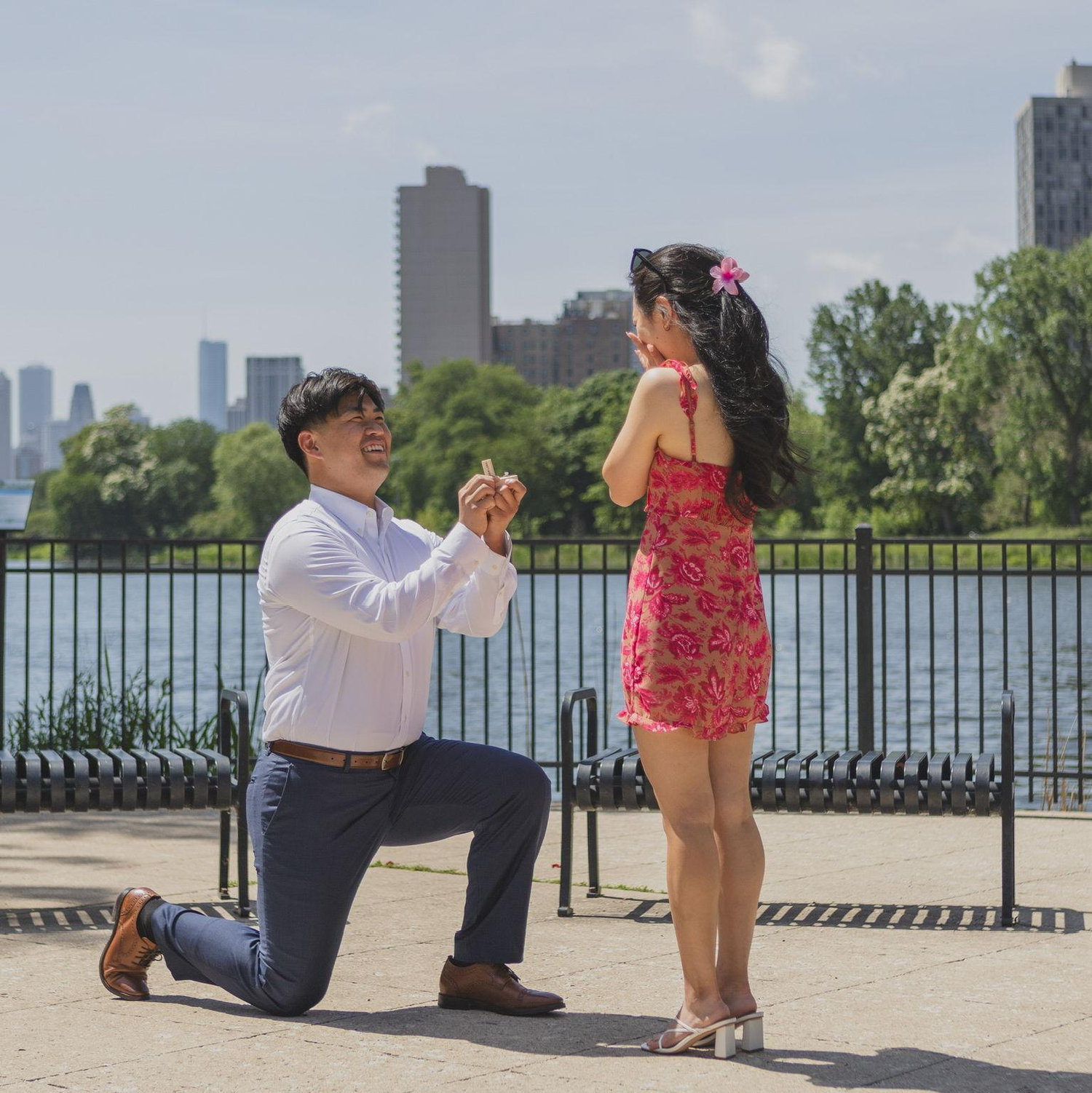 Matt proposed in Lincoln Park 06.21.25