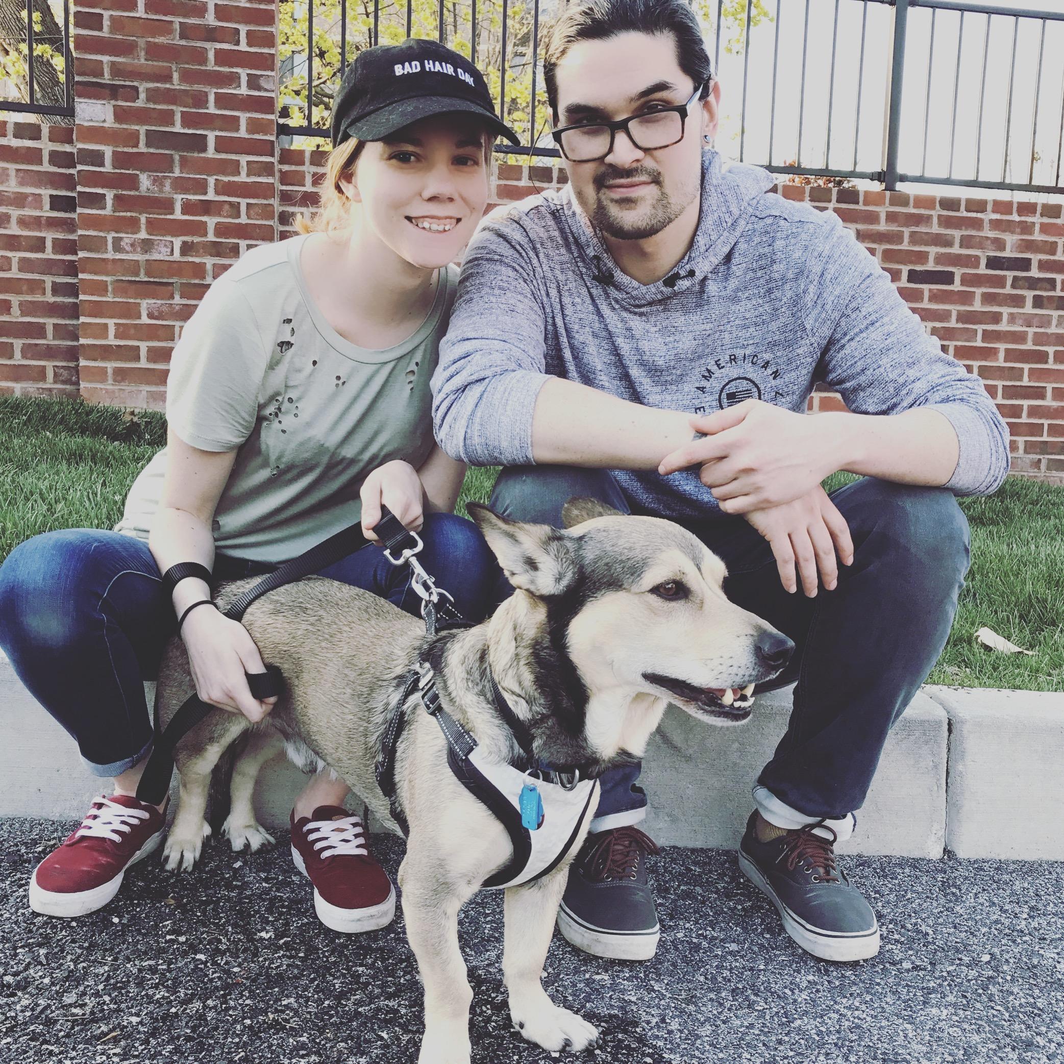 First family photo after adopting Sven!