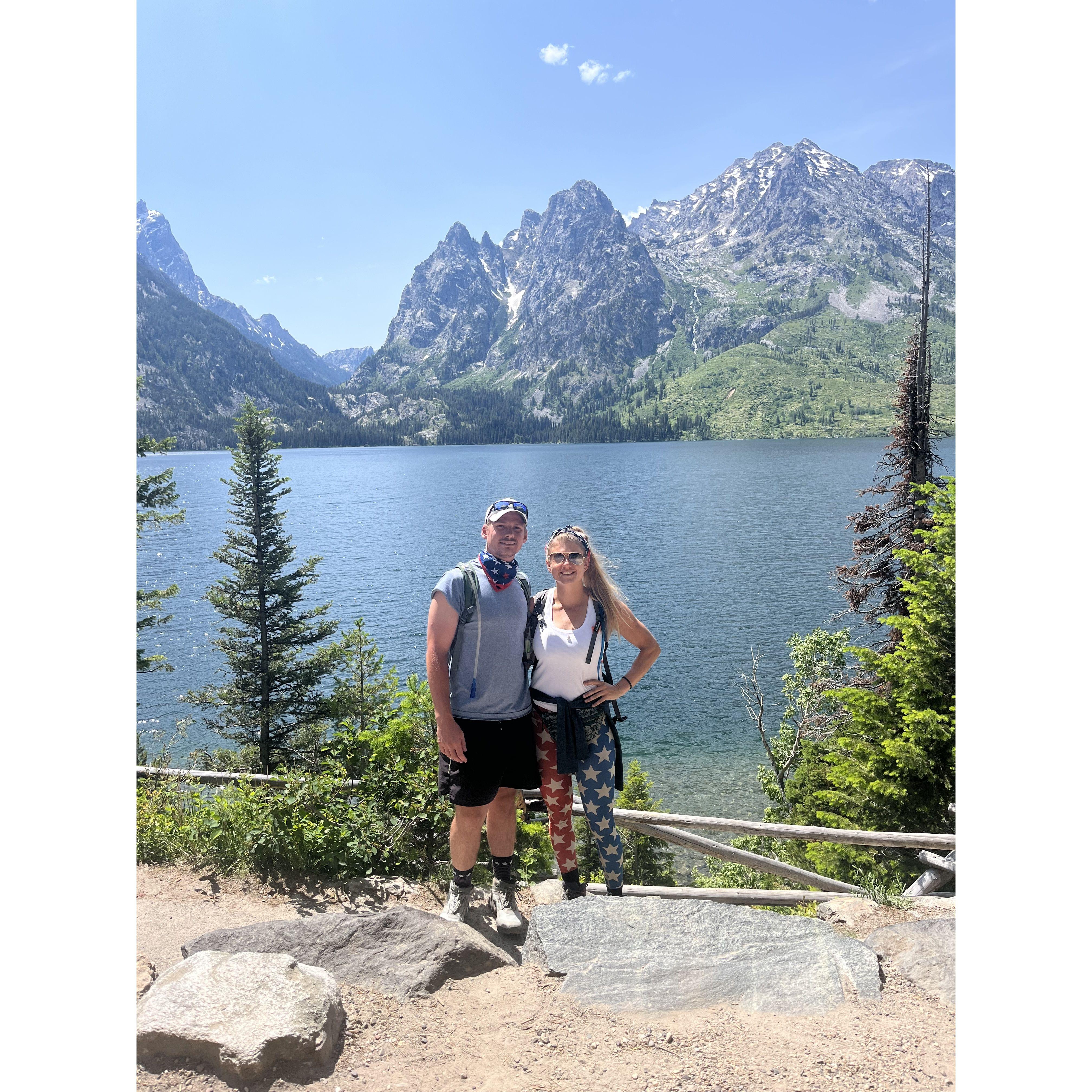 First hike together and Chris's first hike ever!.. ended up being 9 miles