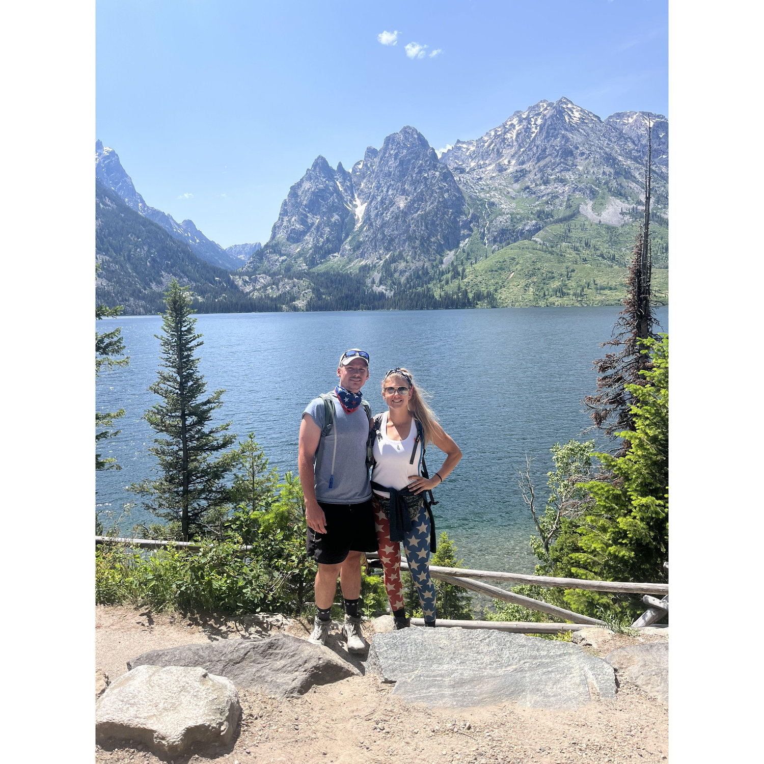 First hike together and Chris's first hike ever!.. ended up being 9 miles