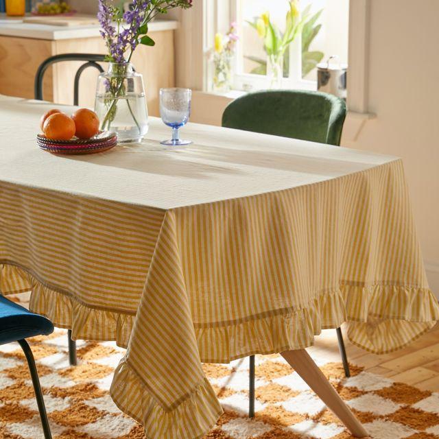 Alanis Striped Tablecloth