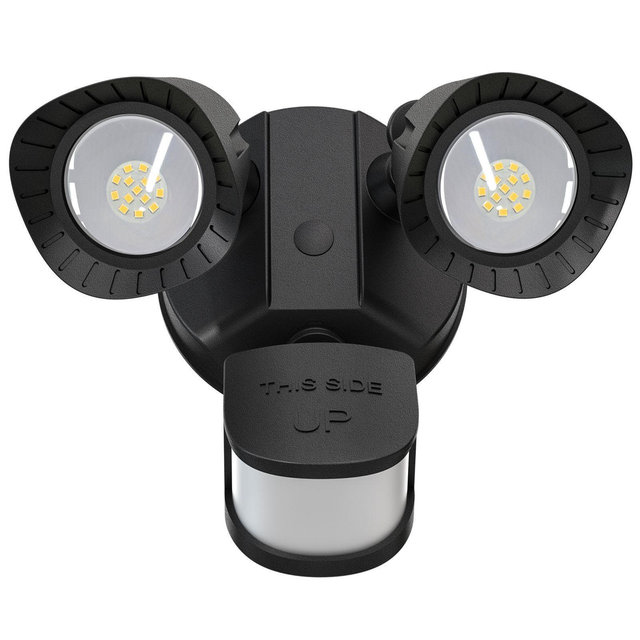R.W.FLAME LED Flood Motion Sensor Outdoor Lights, 24W 1800LM 5000K IP54 Waterproof, 5 Lighting Modes, 4 Lighting Durations, 3 Detection Distances