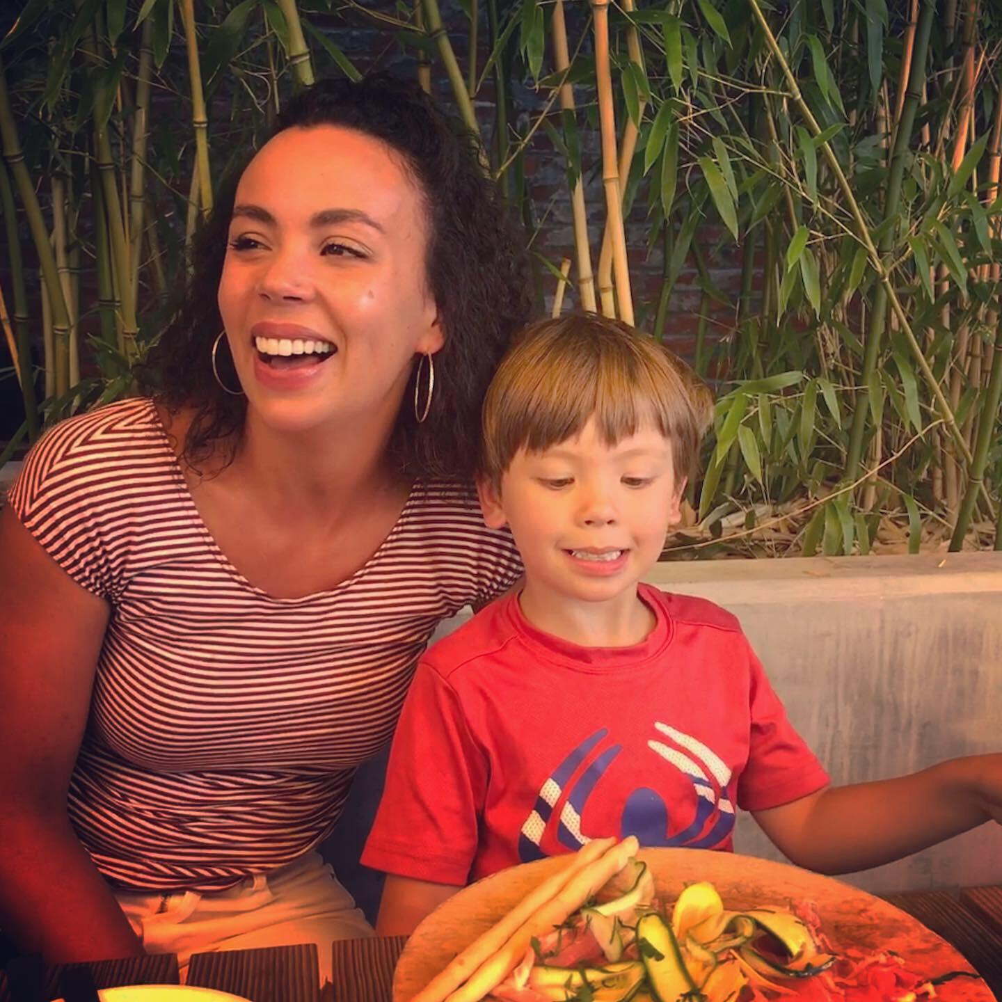 At our favorite patio eating summer foods.