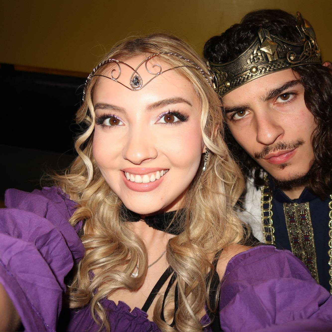 At Medieval Times for Angelica’s 24th birthday!