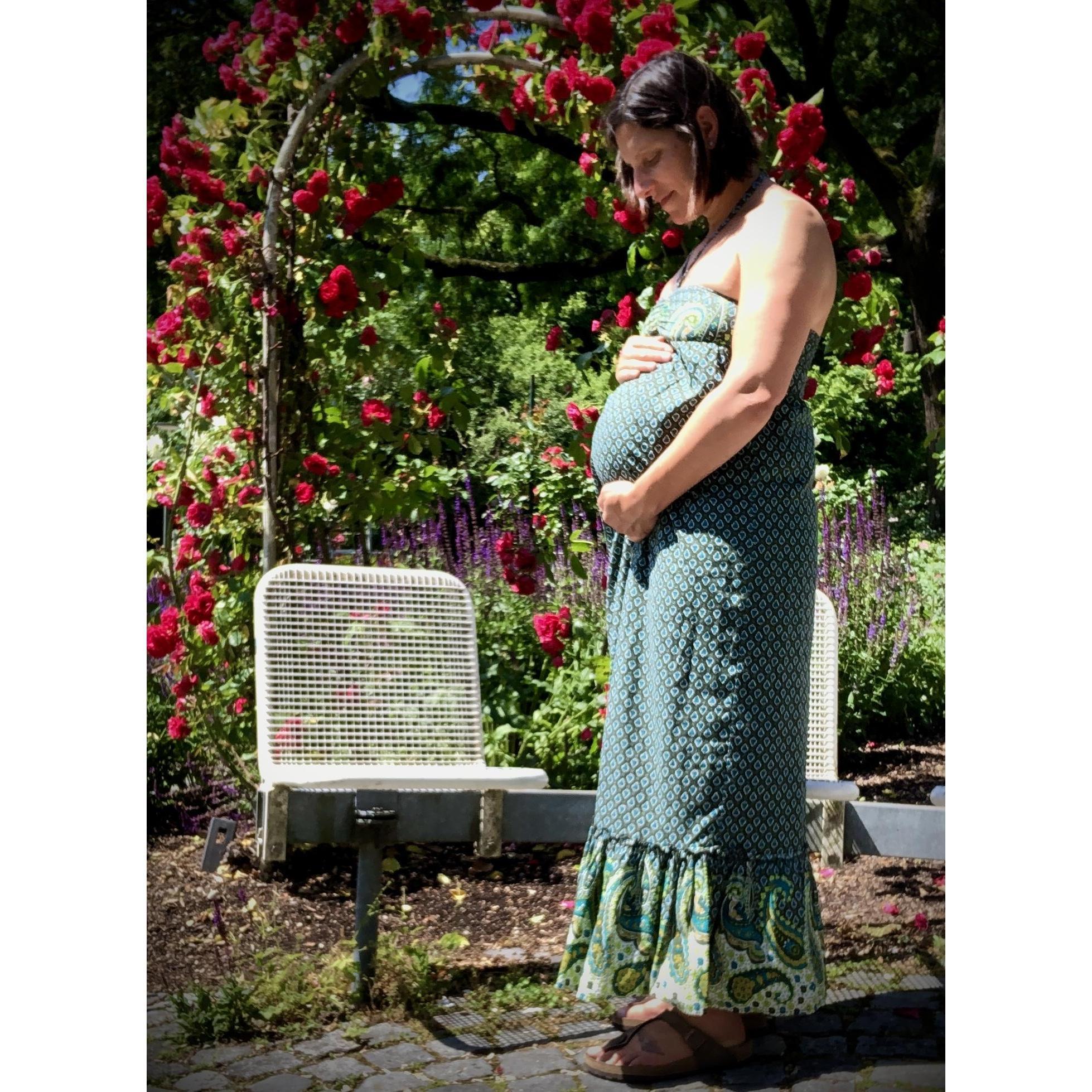 24 weeks: feeling AND seeing kicks and movement from both babies!