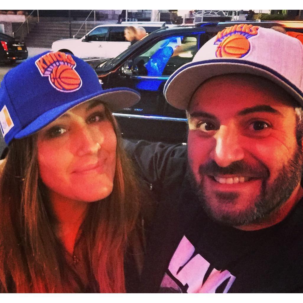 Knicks game for Chris’s birthday