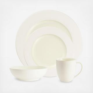 Colorwave Rim 4-Piece Place Setting, Service for 1